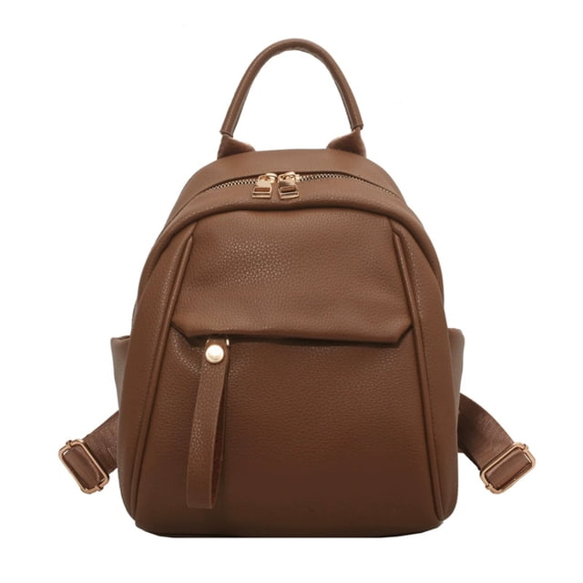 Guardurnaity Mochilas, Mochilas para Mujer, Bolsas De Tela Oxford para , Ultra Grandes Y Fáciles De Limpiar, para Viajar, Caminar, Llevar Mochilas Café marrón 20*14*25