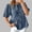 Sky Blue, variant on Oplxuo Womens Denim Tie Front Tops Babydoll Peplum Puff Sleeve Jean Shirts Crew Neck Summer Casual Bow Blouses