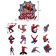 thumbnail image 3 of Kit de suministros para fiestas temáticas de superhéroe Spiderman, pancarta con globos, adornos para tartas, conjunto de decoraciones, 3 of 3