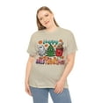 thumbnail image 2 of Happy Hallothanksmas T-shirt Cute Halloween Thanksgiving Christmas Shirt Sand Medium, 2 of 6