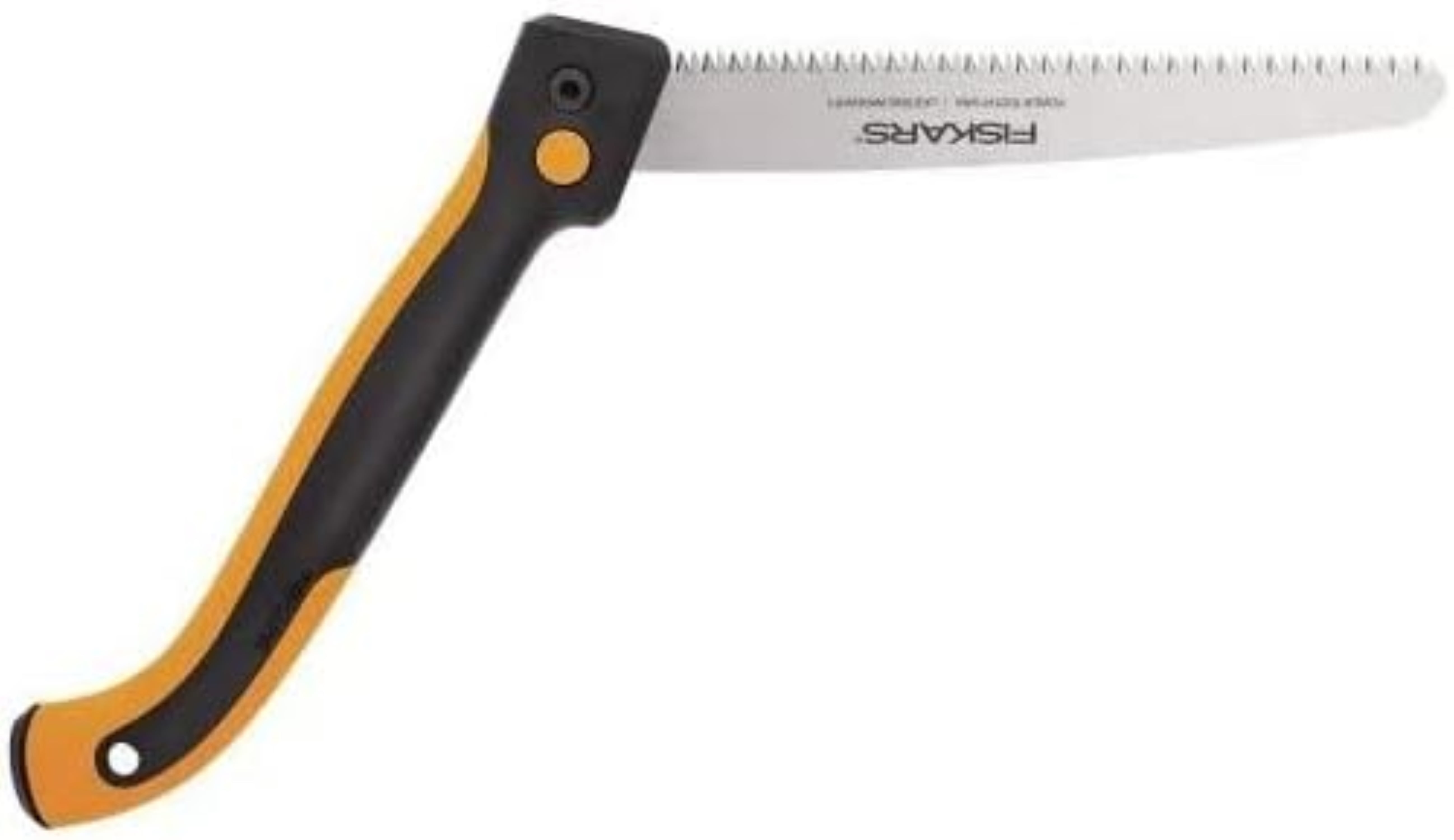 Fiskars 10-Inch Handsaw, New Soft Grip 10-Inch Pruning Saw, Folding, Black and Orange