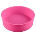 thumbnail image 1 of Round Silicone Baking Pan Baking Tray Cake Pancake Mold Baking Mold, 1 of 8