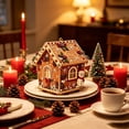 thumbnail image 3 of YingYouFu Christmas Wooden House Diamond Art Ornaments, Cute 3D Pearl Painting Crafts for Adults, Home Indoor Christmas Decorations for Wall Party Holiday, 3 of 7