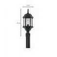thumbnail image 3 of Designers Fountain 2986-BK Devonshire Post Lanterns, Black, 3 of 7