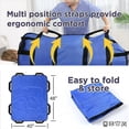 thumbnail image 2 of DYUES 48 X 40" Positioning Bed Pad with Handles,Reusable & Washable Draw Sheets for Home & Hospital Use ,for Elderly & Bed Ridden Patients, 2 of 8