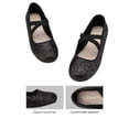 thumbnail image 4 of Dream Pairs Girls Fashion Ballerina Dress Shoes Mary Jane Flats ANGIE-2 BLACK Size 8, 4 of 5