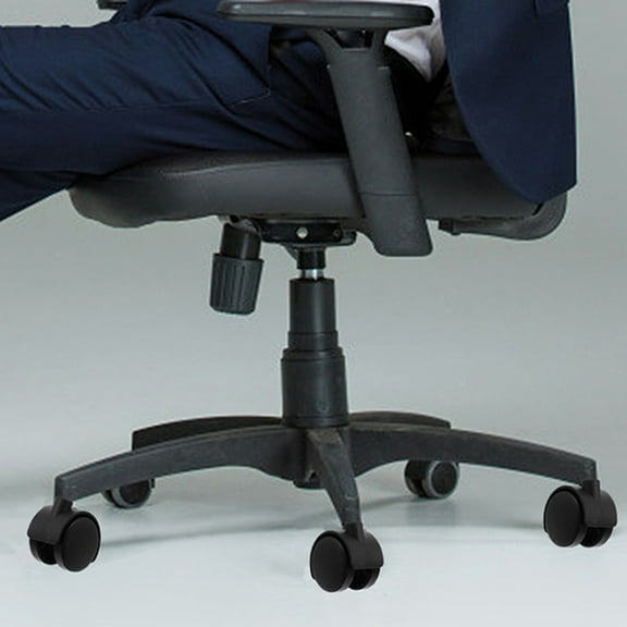PAMINGONO 2Pcs Chair Wheels for Office Chairs Plastic Smooth Rolling 360-Degree Rotation .73X3.73X1.41in