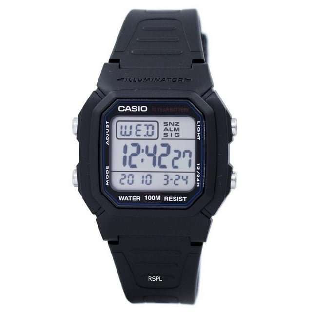 Casio Digital Classic Illuminator W-800H-1AVDF W-800H-1AV Men's Watch