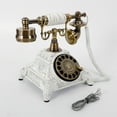 Denest Vintage Antique European Style Old Fashioned Rotary Dial Phone