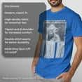 thumbnail image 6 of Men's Star Wars Yoda Words of Wisdom  Graphic Tee Royal Blue Heather Large, 6 of 9