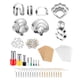thumbnail image 1 of de Cortadores de Pendientes de Arcilla Polimérica de 123 Unidades, Suministros de Accesorios, Herramientas de Bricolaje, 1 of 9