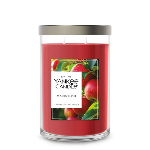 Yankee Candle Macintosh Large Tumbler Scented Candles, 20 oz