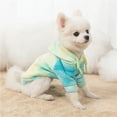 thumbnail image 2 of BAIANNAN Dog Clothes, Autumn and Winter Tie-Dye Trendy Sweatshirts, Pomeranian and Other Small Size Dogss Warm Clothes, 2 of 6