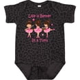 thumbnail image 3 of Inktastic Life's Better in a Tutu KS Girls Baby Bodysuit, 3 of 5