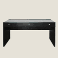 thumbnail image 4 of Impressions Vanity Slaystation Naomi Vanity Desk with 3 Drawers, 2 Layers of Preset Dividers (Black), 4 of 4