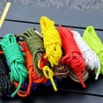 thumbnail image 4 of Visland Outdoor Windproof Rope Ultralight Tent Cord with Adjuster Tensioner Wear Resistant Super Tensile Strength Reflective Camping Guylines Rope, 4 of 8
