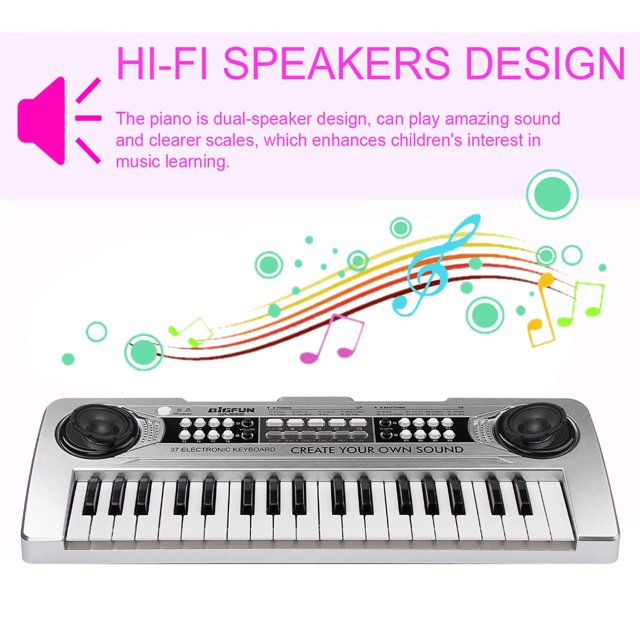 Daisyyozoid Wholesale Children Piano, 37 Keys Keyboard Teaching Piano With MP3 Music Features