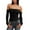 #036-Black, variant on Fashion Off Shoulder Knit Top with Halter Neck Cut Out Design Bodycon Camisole for Women Daily Wear