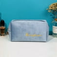 thumbnail image 6 of velvet cloth pouch letter embroidery portable cosmetics storage bag women makeup bag storage bag, 6 of 8