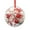 Pattern-1, variant on Red Berries Glass Ornament Xmas Tree Decorations Winter Christmas Red Berries Hanging Ornament