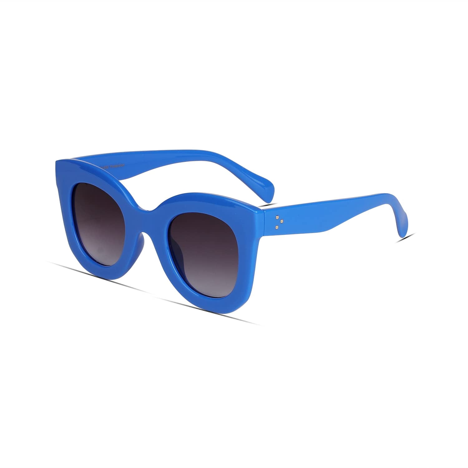 Freckles Mark Thick Fashion Butterfly Sunglasses for Women  display picture 2