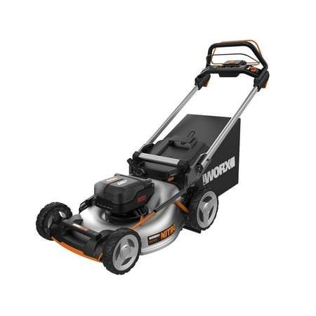 Worx Nitro WG753 40V Power Share PRO 21  Cordless Self-Propelled Lawn Mower (2) Batteries and Dual Charger Included
