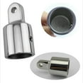 thumbnail image 4 of 2X Single Screw 20mm Eye End Cap Bimini Top Hardware Marine Boat Yacht External Canopy Tube, 4 of 8
