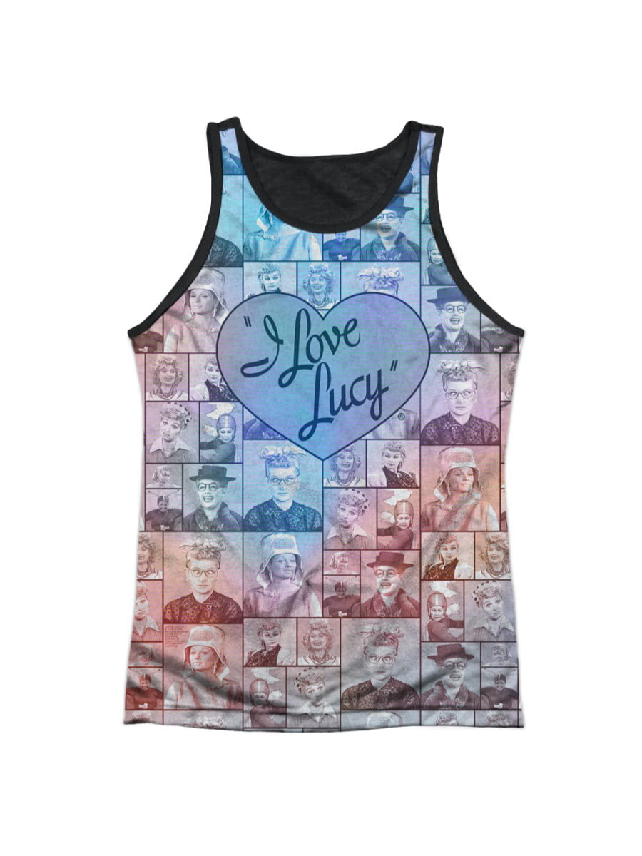 I Love Lucy Many Moods Adult Tank Top 