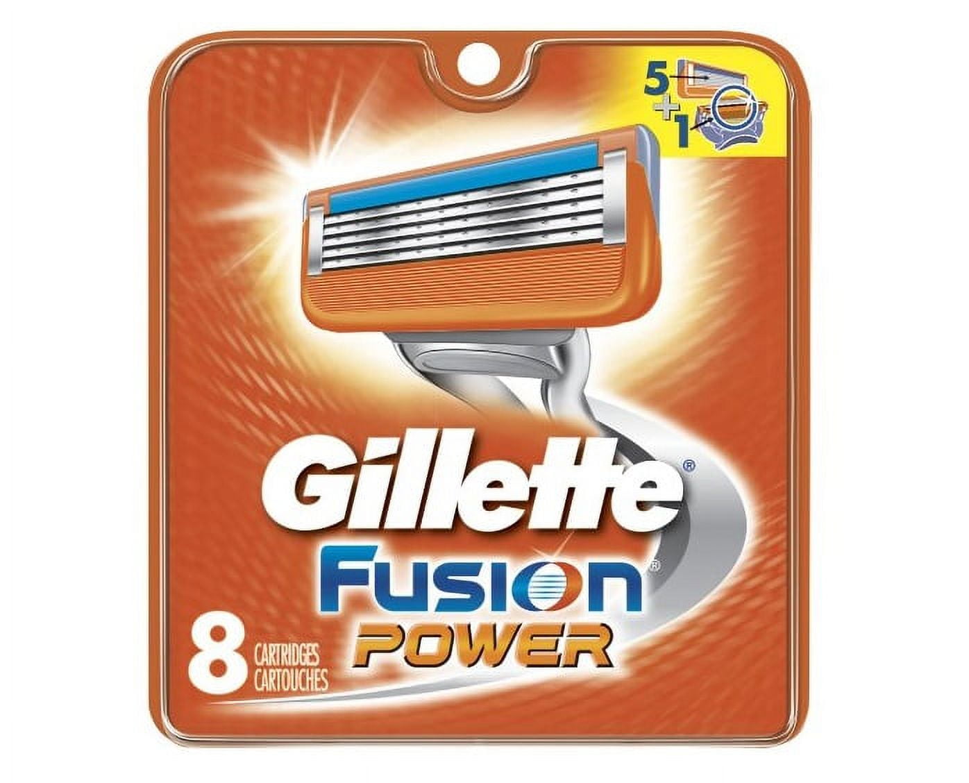 Gillette Fusion Power 8 Cartridges Razor Blades Refill Fits Flex Ball - View #4