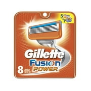 Gillette Fusion Power Refill Blade Cartridges, 8 Count + LA Cross Tweezers 71817