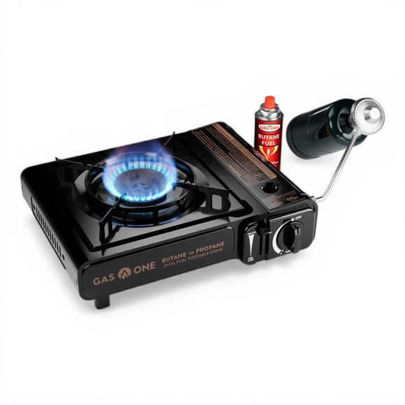 Cocina portátil a gas Gas One de 10,000 BTU, doble combustible