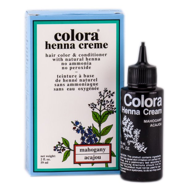 Colora Henna Creme Hair Color Mahogany, 2 oz