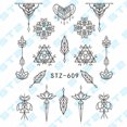 thumbnail image 2 of Vogacara Nail Art Flower Nail Stickers Decoración 3D DIY Mujeres Niñas Retro Moon Pendant Nail Decal Arte de uñas No.05 Vogacara MJ1201-05, 2 of 6
