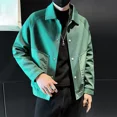 thumbnail image 2 of Chaquetas de béisbol para hombre de primavera y otoño, abrigos masculinos de alta calidad, Joker, novedad, ropa informal elegante y barata, oferta Harajuku Y2k, 2 of 5