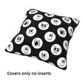 thumbnail image 3 of Throw Pillow Covers, Cute French Bulldog Funny Soft Square Pillow Cases with Invisible Zipper for Couch Bed Sofa, Farmhouse Fall Home Decor 20"x20", 3 of 7