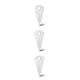 thumbnail image 4 of Abridor de latas de comida Advancent Removedor de tapa de plástico Forma triangular Blanco 3Conjunto, 4 of 6
