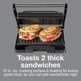thumbnail image 4 of Proctor Silex Panini Press Sandwich Maker & Compact Grill with Nonstick Plates, 4 of 8