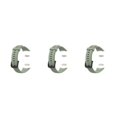 thumbnail image 4 of Cateissary Correa de reloj Correa de silicona de repuesto antiarañazos Correa de reloj ligera resistente al desgaste Buena elasticidad Type1 NO1, 4 of 6