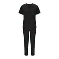 thumbnail image 3 of Aofany Scrubs Set for Women Nurse Uniform Jogger Suit Stretch Tank Top and Pants for Nurse Workwear, 3 of 9