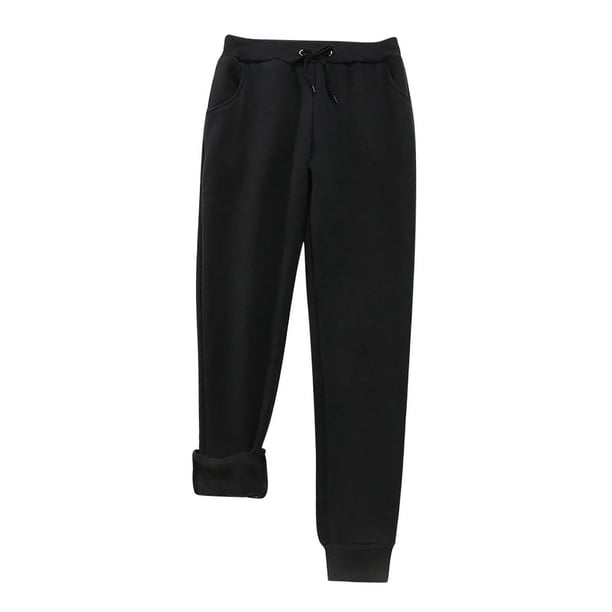 Moda mujer invierno deporte pierna pantalón sólido Casual suelta Leggins pantalones largos Fridja hfkajh101773