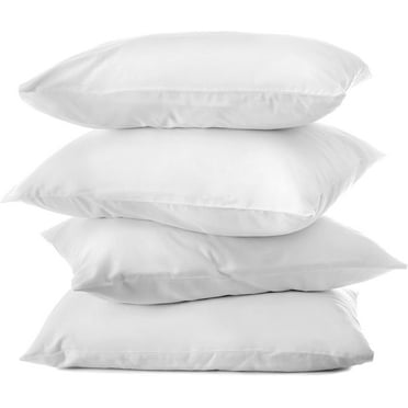 Hudson Comfort 30x30 Pillow Protector - 100% Waterproof, Prevents Feathers from Popping, European Square Zippered Pillow Covers (2 Pack, 30x30 Inch)