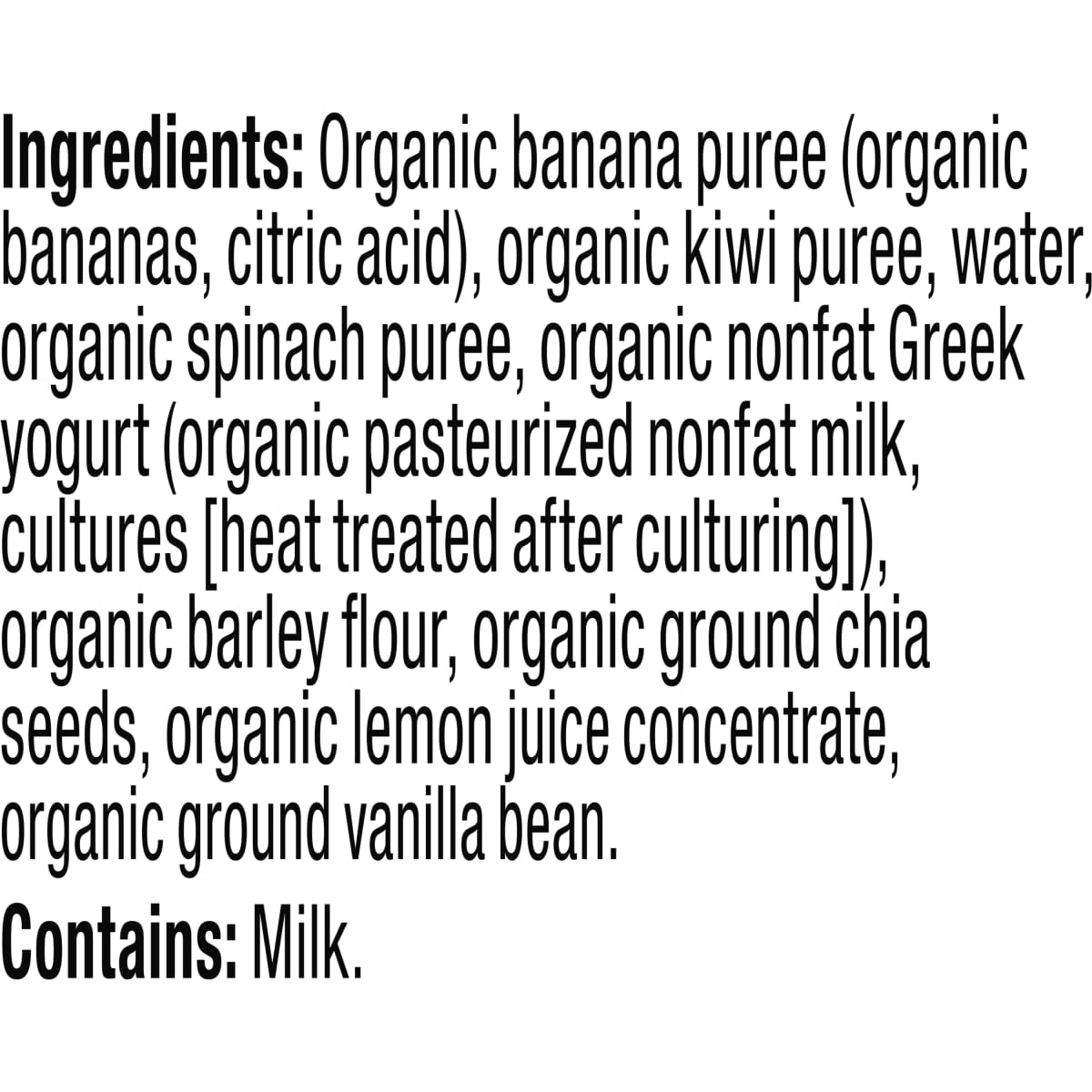 Plum Organics Mighty Morning Organic Toddler Food, Banana, Kiwi, Spinach, Greek Yogurt, and Barley, 4 oz Pouch - Case of 12