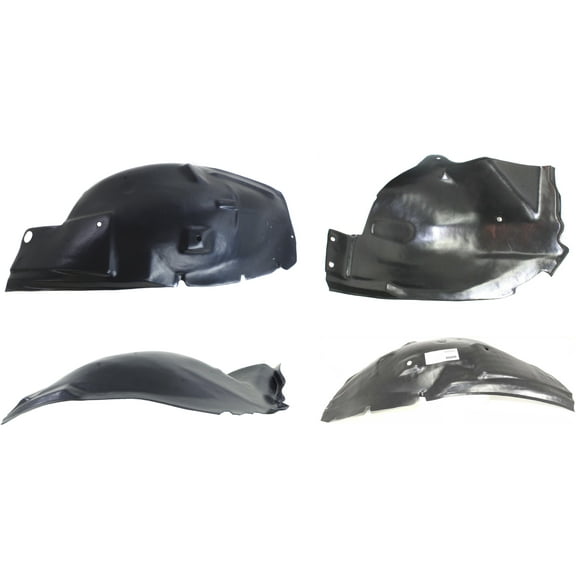 Garage-Pro Fender Liner SET Compatible with 2005-2009 Ford Mustang Front, Driver and Passenger Side, Front and Rear Section