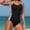 #239-Blue, variant on Ounisa One Piece Swimsuit for Women Tummy Control Plus Size Bathing Suit Athletic Vintage Modest Swimwear Padded Push-Up