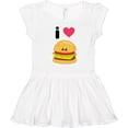 thumbnail image 3 of Inktastic I Love Cheeseburgers Girls Toddler Dress, 3 of 5