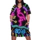 thumbnail image 2 of Vestido Retro de neón holgado con bolsillos para mujer vestidos de ceremonia ropa de verano, 2 of 7