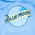 thumbnail image 2 of Blue Moon Classic Logo Baby Blue Hoodie-Medium, 2 of 2