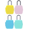 thumbnail image 1 of HEALEEP 4Pcs Ice Cream Lock Combination Lock for Home Use Rust Proof Weather Resistant Compact Padlock Assorted Color, 1 of 8