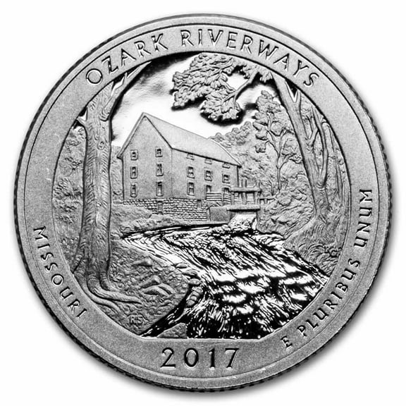 2017-S ATB Quarter Ozark Riverways Proof (Silver)