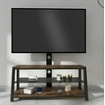 thumbnail image 3 of SYNGAR TV Stand for 65 Inch TV, Universal Floor TV Stand with Mount Rotate 30° Fit 32 37 42 47 50 55 60 65 Inch, Swivel Mount Stand with Cable Management for Bedroom Office, Black, LJ3258, 3 of 9